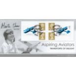 Martin Shaw signed Aspiring Aviators - transports of delight FDC. 18/9/2003 Liverpool postmark.