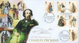 Ray Winstone signed 200th anniv of Charles Dickens FDC. 19/6/2012 Broadstairs postmark. All