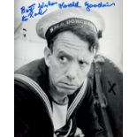 Harold Goodwin signed 10x8 black and white photo dedicated. All autographs come with a Certificate