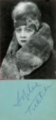 Sophie Tucker (1886-1966) Singer Signed Album Page With Photo. All autographs come with a