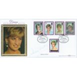 Catherine Walker signed Diana Princess of Wales FDC. 3/2/1998 Cardiff postmark. All autographs