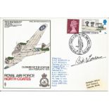 Bill Townsend signed RAF North Coates Closure of the Station 28th February 1971 FDC. Flown from