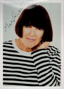 Mary Quant signed 7x5 colour photo. All autographs come with a Certificate of Authenticity. We