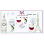 Chris Patten and Geoffrey Howe signed L'Entente Cordiale FDC. All autographs come with a Certificate