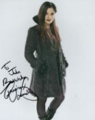 Georgina Leonidas signed 10x8 colour photo. Leonidas (born 28 February 1990) is a British actress