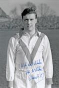 Football Autographed Ian McMillan 12 X 8 Photo - B/W, Depicting Airdrieonian Inside-Forward Ian