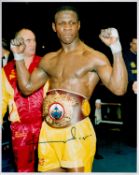 Chris Eubank Boxing Champion Signed 8x10 Photo. All autographs come with a Certificate of