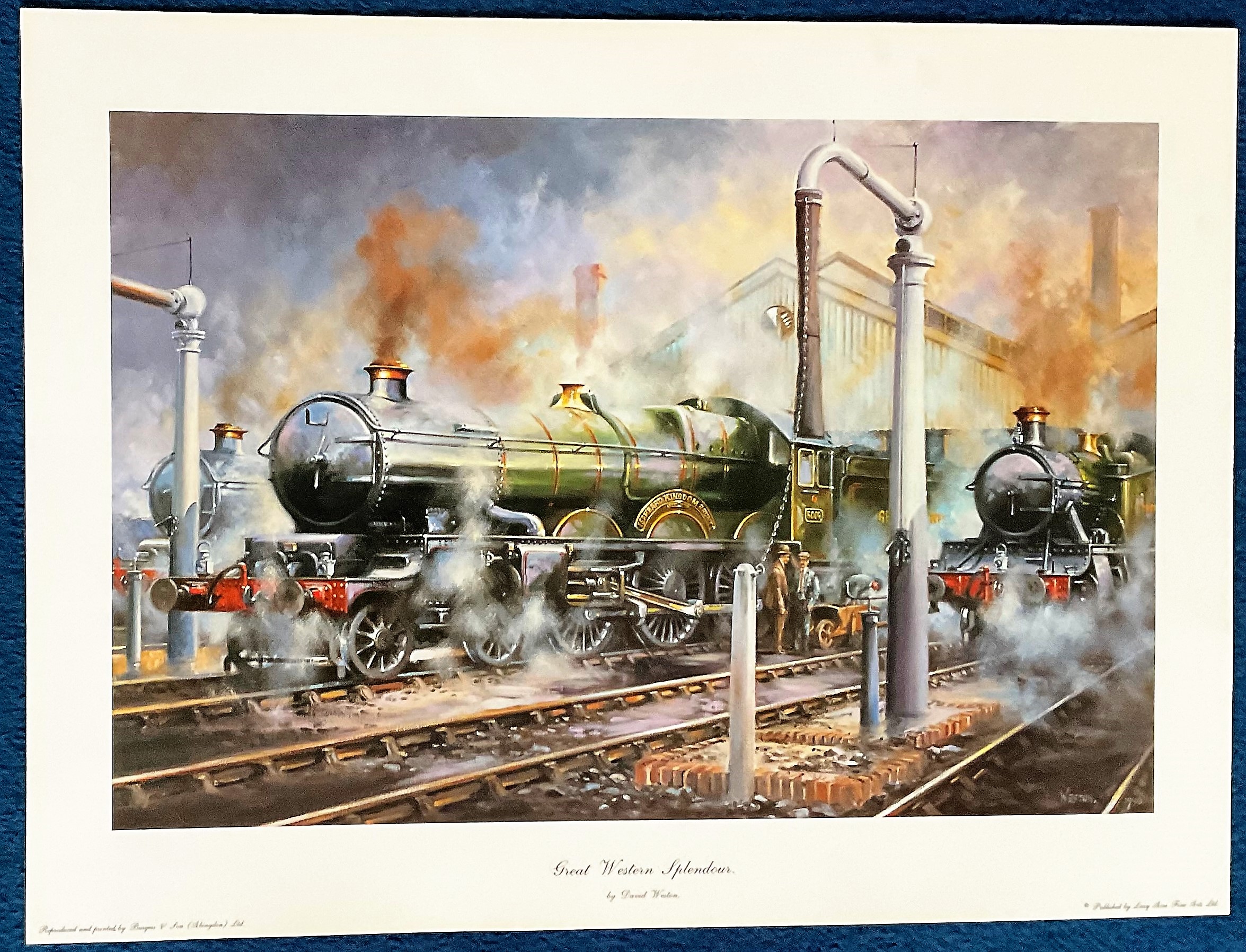 David Weston colour Print Titled Great Weston Splendour. Approx 24x18. All autographs come with a
