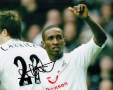 Football Jermaine Defoe signed Tottenham Hotspur 10x8 colour photo. Jermain Colin Defoe OBE (born