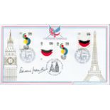 Edward Heath signed L'Entente Cordiale FDC. 6/4/2004 London postmark. All autographs come with a