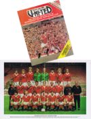 Football autographed Man United 1979 Fanzine, A Superbly Produced Fanzine Titled There's Only One