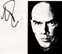 Yul Brynner Signed 9 x 8 inch Black and White Image. Signed in black ink. Good Condition. All