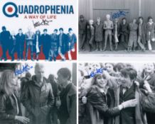 Blowout Sale! Lot of 4 Quadrophenia hand signed 10x8 photos. This beautiful lot of 4 hand signed