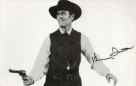 Henry Fonda Signed 8 x 5 inch Black and White Magazine Cutting. Signed in black ink. Fair condition.