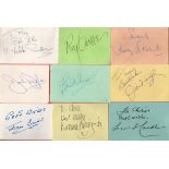 Carry On collection includes 12 signed album pages includes legends such as Bernard Bresslaw,