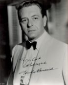 Paul Henreid Signed 10x8 inch Black and White Photo. Signed in black ink. Dedicated. Good Condition.