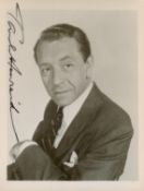 Paul Henreid Casablanca Signed 5 x 4 inch Black and White Photo.
