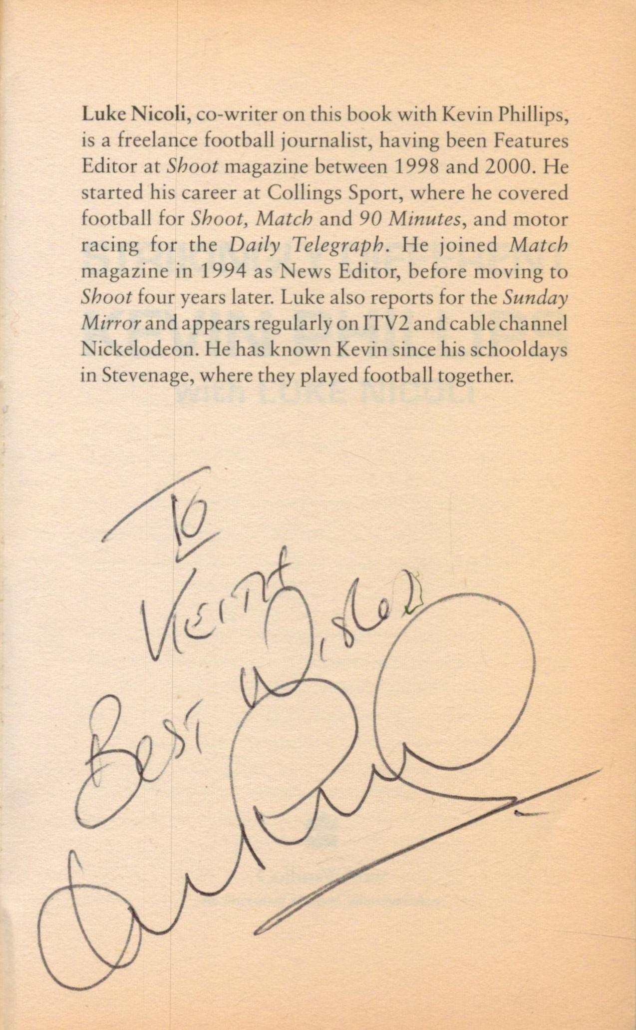 Collection of 3 Signed Football Related Books. Brian Clough Signed inside his Autobiography. Niall - Image 6 of 8
