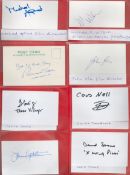 Autograph Collection of 12 Signatures on Signature Cards. Signatures including Richard Todd,