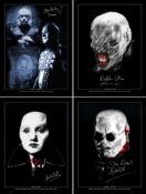 Blowout Sale! Lot of 4 Hellraiser hand signed 16x12 photos. This is a beautiful lot of 4 hand signed