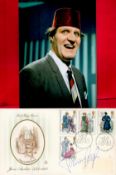 Tommy Cooper (1921-1984) Comedy Magician Signed First Day Cover With Photo. Good Condition. All