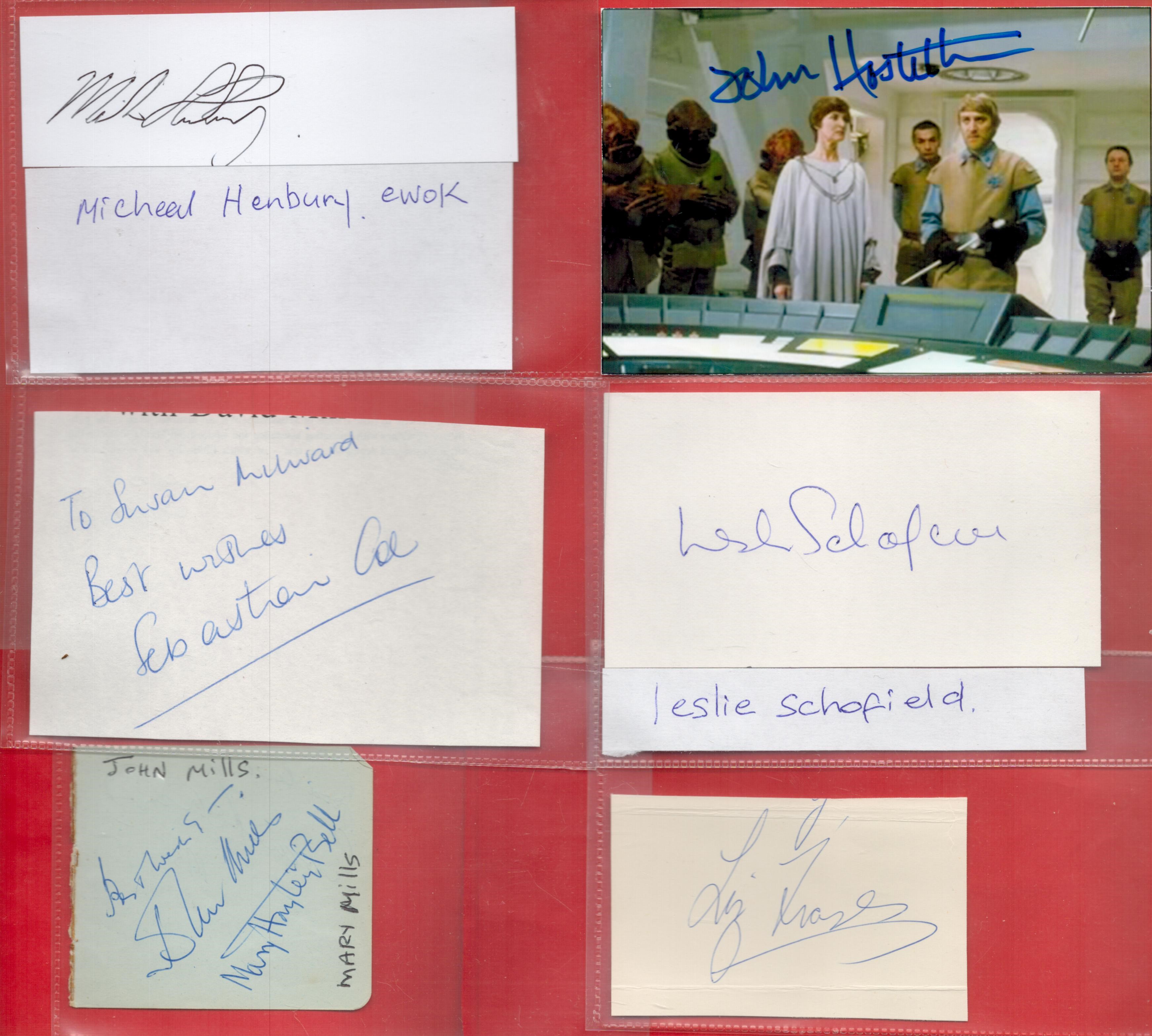 Autograph Collection of 14 Signatories on Various Items, Mainly Autograph Cards. Signatures - Image 2 of 2