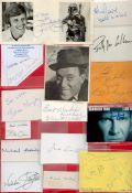 TV and Entertainment Collection of 15 Autographs on Various Items. Signatures include Barbara