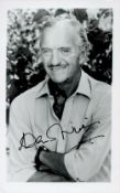 David Niven Signed 5 x 3 inch approx Black and White Photo. Signed in Black Ink. Good Condition. All