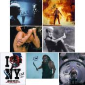 Blowout Sale! Lot of 7 Horror hand signed 10x8 photos. This is a beautiful lot of 7 hand signed