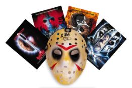 Kane Hodder Friday 13th hand-signed Jason Voorhees mask. Hand-Signed by Kane Hodder, who played