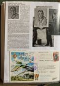 WW2 BOB fighter pilots Robert Oxspring 66 Sqn signed Escape from Arnhem fixed with biography to A4