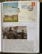 WW2 BOB fighter pilot Percy Morfill 501 sqn signed Classic fighters cover fixed with biography to A4