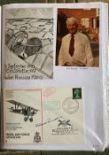 WW2 BOB fighter pilots Robert Rutter 73 Sqn signed RAF Abingdon RAF cover fixed with biographies