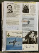 WW2 BOB fighter pilots Tadeusz Kumiega 17 sqn, John Elkington 1 Sqn, Alfred Friendship signed photo,