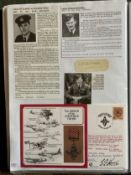 WW2 BOB fighter pilots William Read 603 sqn signed Air Force Cross cover with Leslie Bicknell
