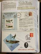 WW2 BOB fighter pilots Jan Malinski signed Mitchells Spitfire cover plus 40th ann BOB cover signed