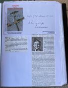 WW2 BOB fighter pilots James Walker 600 Sqn, Bruce Pennycuick 236 Sqn signed Dowding BOB Fighter