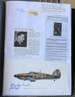 Autograph Auction WW2 Battle of Britain fighter pilots Part 1