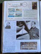 WW2 BOB fighter pilots William Blackadder 607 Sqn, Denis Crowley Milling signed RAF Greenham