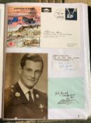 WW2 BOB fighter pilots Ronnie Hay signed Liberation of Borneo cover and signed photo with