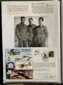 WW2 BOB fighter pilot Thomas Williams 611 sqn signed 50th ann BOB cover and signature piece fixed