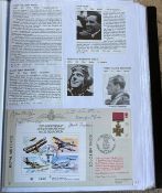 WW2 BOB fighter pilots signed 32 sqn cover John White 3 Sqn, Jack Rose 3 Sqn, Douglas Grice 32