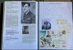 WW2 BOB fighter pilots Harry Whittick, John Toombs, Albert Gregory, Arthur Piper, Robert Haylock,