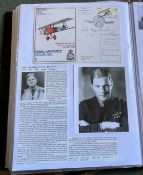 WW2 BOB fighter pilot John Randall Braham 29 Sqn the most decorated officer in WW2 signed Biggin