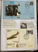 WW2 BOB fighter pilots Emil Foit 310 sqn signed RAF Uxbridge Spitfire cover and Patrick Stephenson