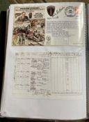 WW2 BOB fighter pilot Raymond Puda signed Operation Overlord cover fixed with info to A4 page. WW2