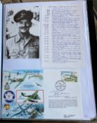 WW2 BOB fighter pilot Grp Capt Frank Carey 43 sqn signed 50th ann BOB Major Assault cover RAFA4