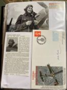 WW2 BOB fighter pilot Percival Beake 64 sqn signed Dowding BOB cover fixed with biography to A4