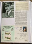 WW2 BOB fighter pilot Harry Fenton 238 sqn plus Robert Runcie MC signed 40th ann BOB cover fixed