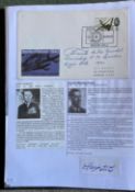 WW2 BOB fighter pilots John Worral 32 Sqn signed 1965 Biggin Hill cover and Walter Evans 85 Sqn